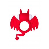 Красное эрекционное кольцо на пенис JOS COCKY DEVIL - JOS - в Долгопрудном купить с доставкой