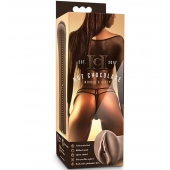 Коричневый мастубратор-вагина Nicole s Kitty - Blush Novelties - в Долгопрудном купить с доставкой
