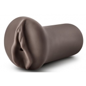 Коричневый мастубратор-вагина Nicole s Kitty - Blush Novelties - в Долгопрудном купить с доставкой