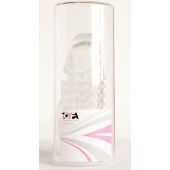 Гелевая прозрачная насадка с 2 отростками - 13 см. - Toyfa Basic - в Долгопрудном купить с доставкой