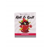 Стимулирующий презерватив-насадка Roll   Ball Raspberry - Sitabella - купить с доставкой в Долгопрудном