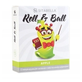 Стимулирующий презерватив-насадка Roll   Ball Apple - Sitabella - купить с доставкой в Долгопрудном