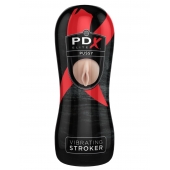 Мастурбатор-вагина Vibrating Pussy Stroker с вибрацией - Pipedream - в Долгопрудном купить с доставкой