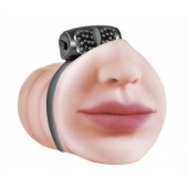 Мастурбатор-ротик с виброкольцом Satisfaction Beloved - Lola Games - в Долгопрудном купить с доставкой