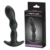 Черный анальный стимулятор простаты с вибрацией Special Anal Massager - 14,5 см. - Baile - в Долгопрудном купить с доставкой