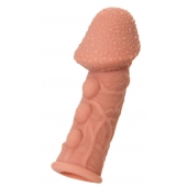 Насадка на фаллос с пузыриками, венками и ребристостью KOKOS Extreme Sleeve 09 - 12,7 см. - KOKOS - в Долгопрудном купить с доставкой