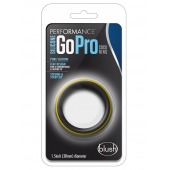 Черно-желтое силиконовое эрекционное кольцо Silicone Go Pro Cock Ring - Blush Novelties - в Долгопрудном купить с доставкой