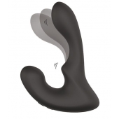 Чёрный массажер простаты с 2 моторами BOOTY ROCKER - Dream Toys - в Долгопрудном купить с доставкой