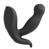 Черный вибромассажер простаты PROSTATE HERO - Dream Toys - в Долгопрудном купить с доставкой