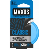 Классические презервативы в железном кейсе MAXUS Classic - 3 шт. - Maxus - купить с доставкой в Долгопрудном