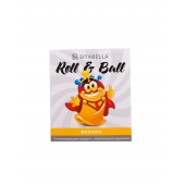 Стимулирующий презерватив-насадка Roll   Ball Banana - Sitabella - купить с доставкой в Долгопрудном