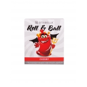 Стимулирующий презерватив-насадка Roll   Ball Cherry - Sitabella - купить с доставкой в Долгопрудном