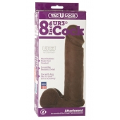 Насадка-реалистик Vac-U-Lock 8  ULTRASKYN Cock - 20,6 см. - Doc Johnson - купить с доставкой в Долгопрудном