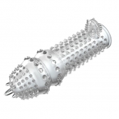 Закрытая прозрачная насадка Crystal sleeve - 14,2 см. - Erowoman-Eroman - в Долгопрудном купить с доставкой
