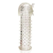 Закрытая прозрачная насадка на пенис Crystal Sleeve Faraon - 13,5 см. - Erowoman-Eroman - в Долгопрудном купить с доставкой