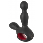 Черный вибромассажер простаты с нагревом и ротацией Prostate Plug - 14,5 см. - Orion - в Долгопрудном купить с доставкой