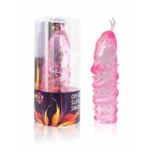 Закрытая рельефная насадка Crystal sleeve snakes в виде змеи с усиками - 14 см. - Erowoman-Eroman - в Долгопрудном купить с доставкой