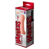 Телесная насадка на Harness с коннектором RED LINE - 13 см. - LOVETOY (А-Полимер) - купить с доставкой в Долгопрудном