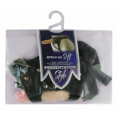 Черный пояс-трусики с двумя насадками Soft-Dolli - 16,5 и 10,5 см. - LOVETOY (А-Полимер) - купить с доставкой в Долгопрудном