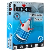 Презерватив LUXE Maxima  Глубинная бомба  - 1 шт. - Luxe - купить с доставкой в Долгопрудном