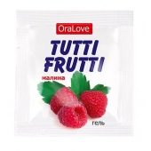 Пробник гель-смазки Tutti-frutti с малиновым вкусом - 4 гр. - Биоритм - купить с доставкой в Долгопрудном