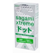 Презервативы Sagami Xtreme Type-E с точками - 10 шт. - Sagami - купить с доставкой в Долгопрудном