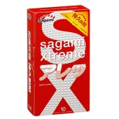 Утолщенные презервативы Sagami Xtreme Feel Long с точками - 10 шт. - Sagami - купить с доставкой в Долгопрудном