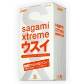 Ультратонкие презервативы Sagami Xtreme SUPERTHIN - 15 шт. - Sagami - купить с доставкой в Долгопрудном
