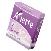 Классические презервативы Arlette Classic - 3 шт. - Arlette - купить с доставкой в Долгопрудном
