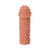 Телесная реалистичная насадка KOKOS Extreme Sleeve 10 с дополнительной стимуляцией - 14,7 см. - KOKOS - в Долгопрудном купить с доставкой