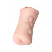 Телесный двусторонний мастурбатор Rich Fruit - вагина и анус - ToyFa - в Долгопрудном купить с доставкой