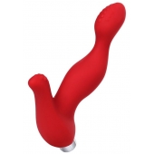Красный силиконовый вибростимулятор простаты Proman - 12,5 см. - ToyFa - в Долгопрудном купить с доставкой