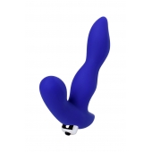 Синий силиконовый вибростимулятор простаты Stroman - 14,5 см. - ToyFa - в Долгопрудном купить с доставкой