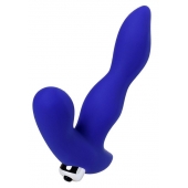 Синий силиконовый вибростимулятор простаты Stroman - 14,5 см. - ToyFa - в Долгопрудном купить с доставкой