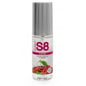 Смазка на водной основе S8 Flavored Lube со вкусом вишни - 50 мл. - Stimul8 - купить с доставкой в Долгопрудном