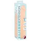 Телесная насадка-удлинитель Silicone Extension - 19 см. - Orion - в Долгопрудном купить с доставкой