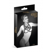 Черная упряжь на грудь Clara - Bijoux Pour Toi - купить с доставкой в Долгопрудном