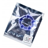 Фиолетовое эрекционное кольцо на пенис с бусинами - Штучки-дрючки - в Долгопрудном купить с доставкой