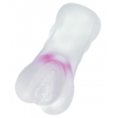 Прозрачный реалистичный мастурбатор Juicy Pussy Crystal Rose - ToyFa - в Долгопрудном купить с доставкой