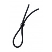 Черное лассо на пенис с одной бусиной - A-toys - в Долгопрудном купить с доставкой