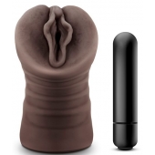 Коричневый мастурбатор-вагина Alexis - Blush Novelties - в Долгопрудном купить с доставкой