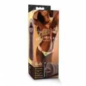 Коричневый мастурбатор-ротик Heather - Blush Novelties - в Долгопрудном купить с доставкой