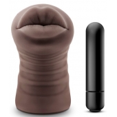 Коричневый мастурбатор-ротик Renee - Blush Novelties - в Долгопрудном купить с доставкой