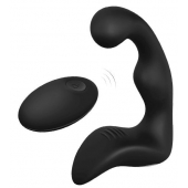 Черный вибромассажер простаты REMOTE BOOTY PLEASER - Dream Toys - в Долгопрудном купить с доставкой