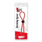 Красное эрекционное лассо с одной бусиной-утяжкой STRETCHY THIN LASSO - Dream Toys - в Долгопрудном купить с доставкой