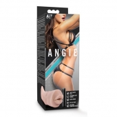 Телесный мастурбатор-ротик Angie - Blush Novelties - в Долгопрудном купить с доставкой