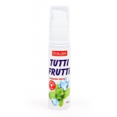 Гель-смазка Tutti-frutti со вкусом сладкой мяты - 30 гр. - Биоритм - купить с доставкой в Долгопрудном