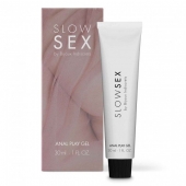 Лубрикант на водной основе Slow Sex Anal Play Gel - 30 мл. - Bijoux Indiscrets - купить с доставкой в Долгопрудном