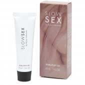 Лубрикант на водной основе Slow Sex Anal Play Gel - 30 мл. - Bijoux Indiscrets - купить с доставкой в Долгопрудном