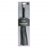 Черная плеть Easytoys Flogger With Metal Grip - 38 см. - Easy toys - купить с доставкой в Долгопрудном